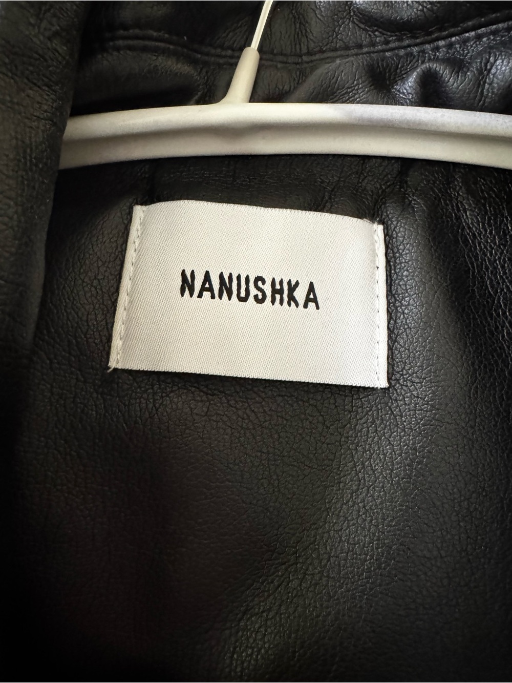 Faux leather blazer - Picture 4 of 5